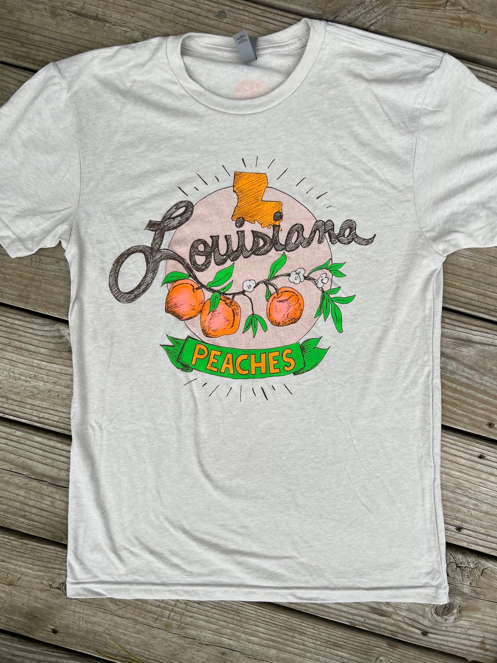 Image of Adult Louisiana Peaches on Oatmeal. 