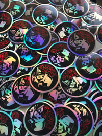 G H O S T Holographic Stickers x2