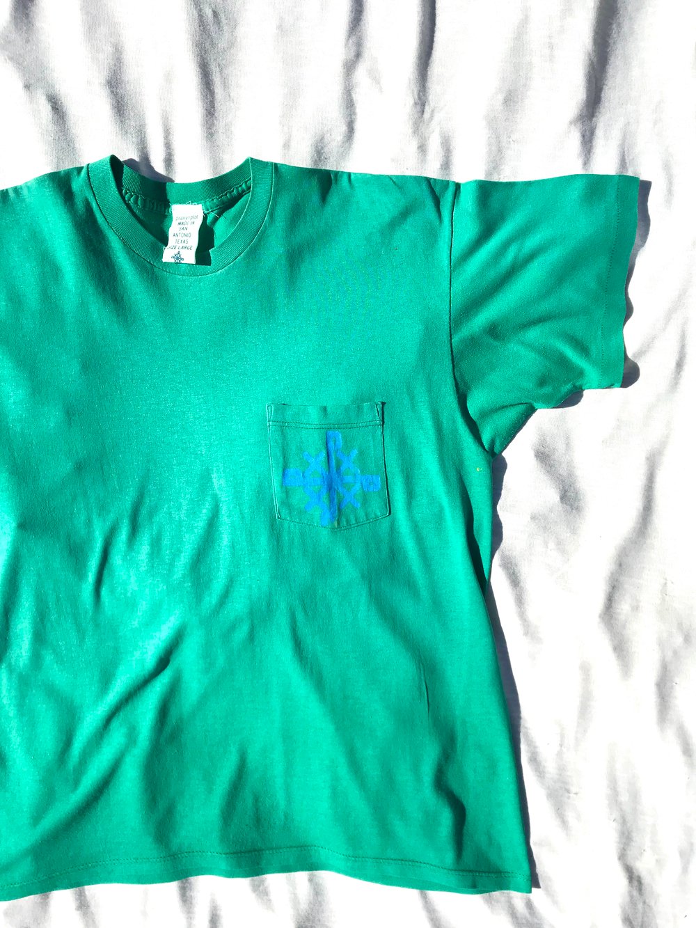 that port vintage tee in teal