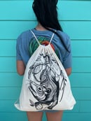 Image 2 of Opossum Drawstring Bag