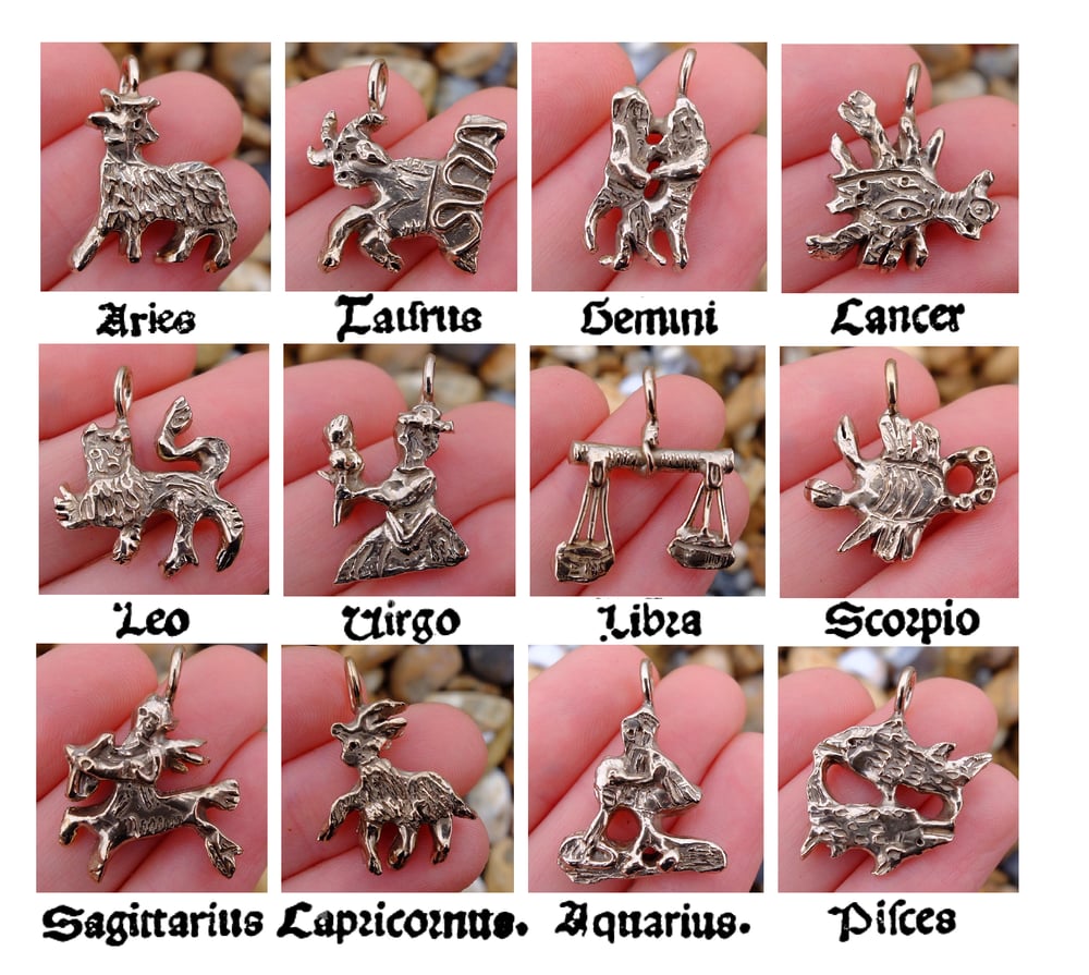 Medieval horoscope charms