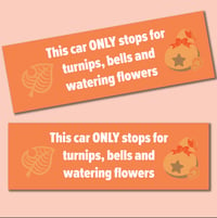 Image 2 of Bumper Sticker | Bells, Turnips & Flowers