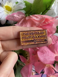 Enamel Pin | Key To My Heart Pink & Gold 