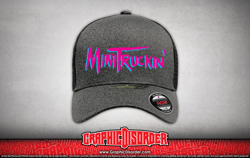 Image of Mini Truckin' Hat (Curved Bill/Flex Fit) - Homage OLP Merch