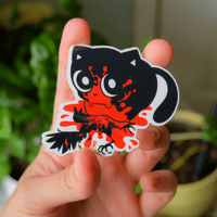 Image 2 of Bloody Cat Sticker