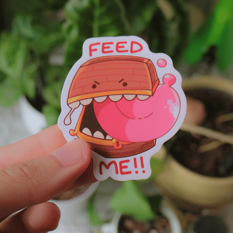 Feed Me! Sticker