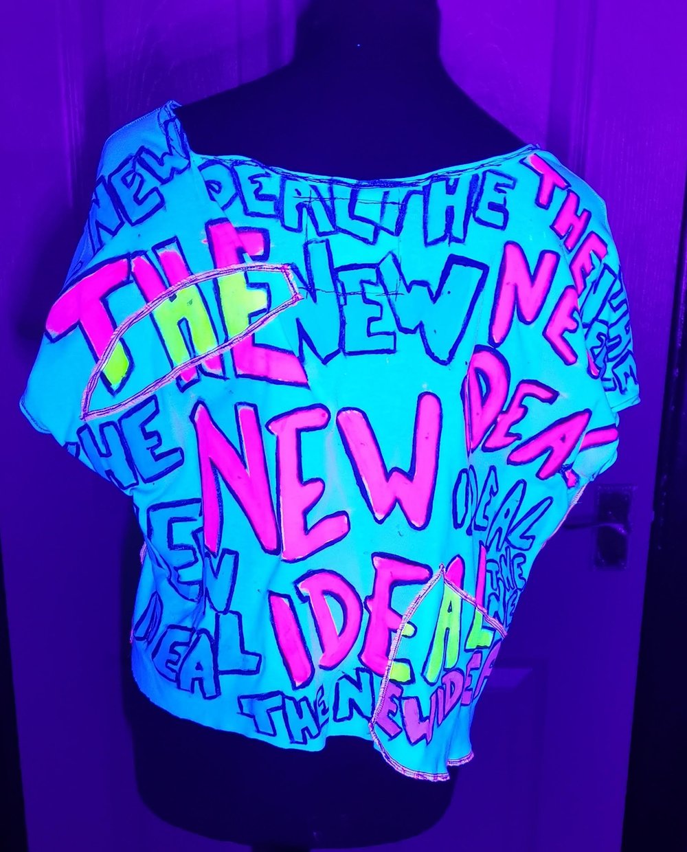 THE NEW IDEAL BLUE AND PINK TOP