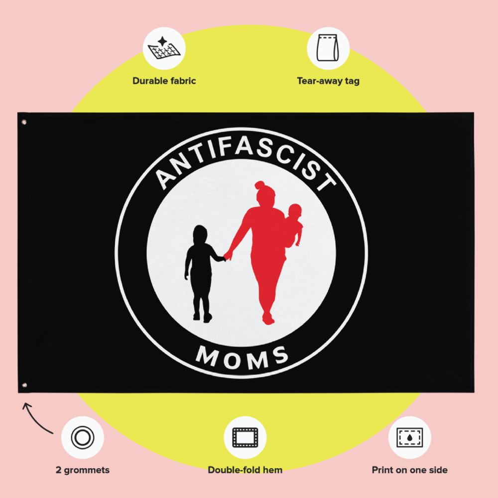 Image of Antifascist Moms Flag