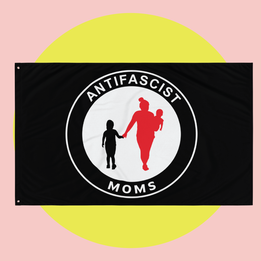 Image of Antifascist Moms Flag