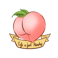 Life is just Peachy Sticker