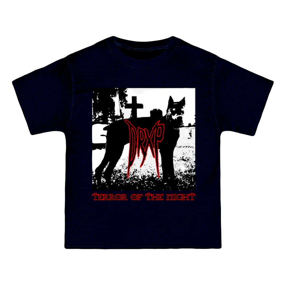 Image of TERROR OF THE NIGHT TEE RED