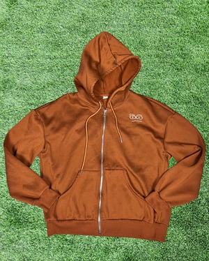 RBF Renewal - Brown Zip Up Hoodie