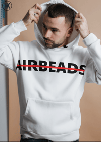 Image 1 of AIRBEADS WHITE HOODIE