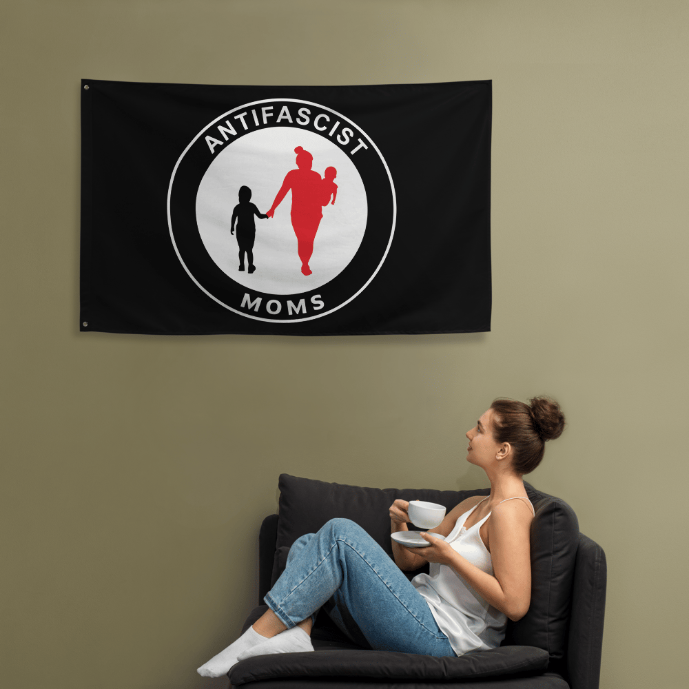 Image of Antifascist Moms Flag