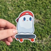 Skater Ghost sticker