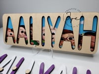 Image 4 of Name Puzzles with Pegs 