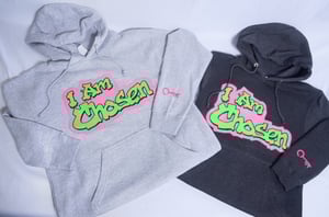 Fresh Dark Grey “I Am Chosen” Hoodie