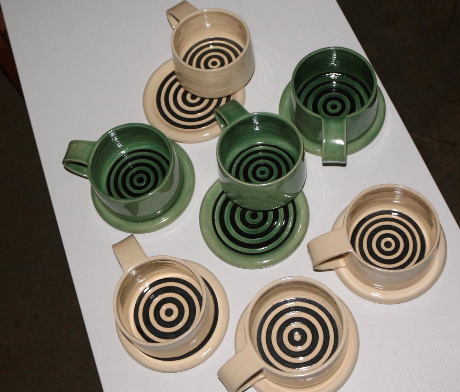 Concentric Mug and Saucer Set