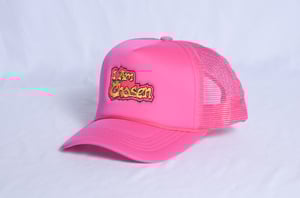 Fresh Pink “I Am Chosen” Trucker Hat