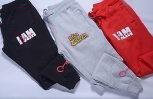 Black “I Am Chosen" Joggers
