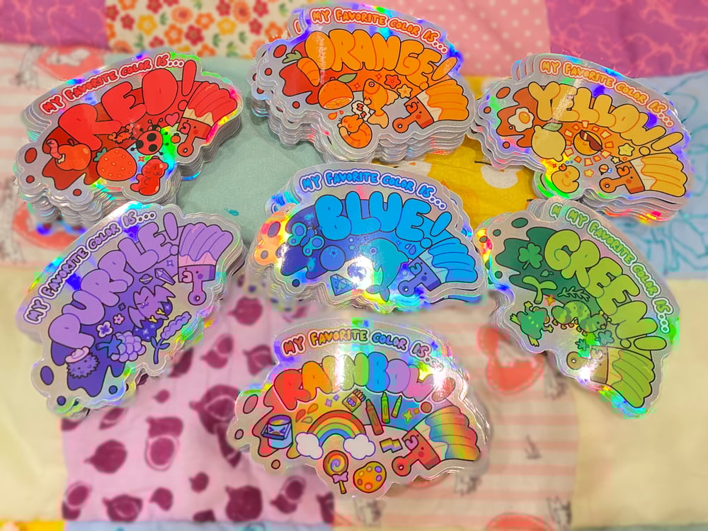 Image of Favorite Color Stickers