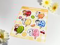 Image 2 of Popsicle Friends Sticker Sheet #MFS015