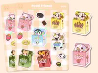 Image 3 of Pocki Friends Sticker Sheet #MFS016