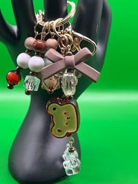 Image 2 of Kare Bear (Brown) Key Charm