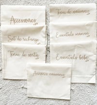 Image 4 of Set de pochons pour la valise maternité 