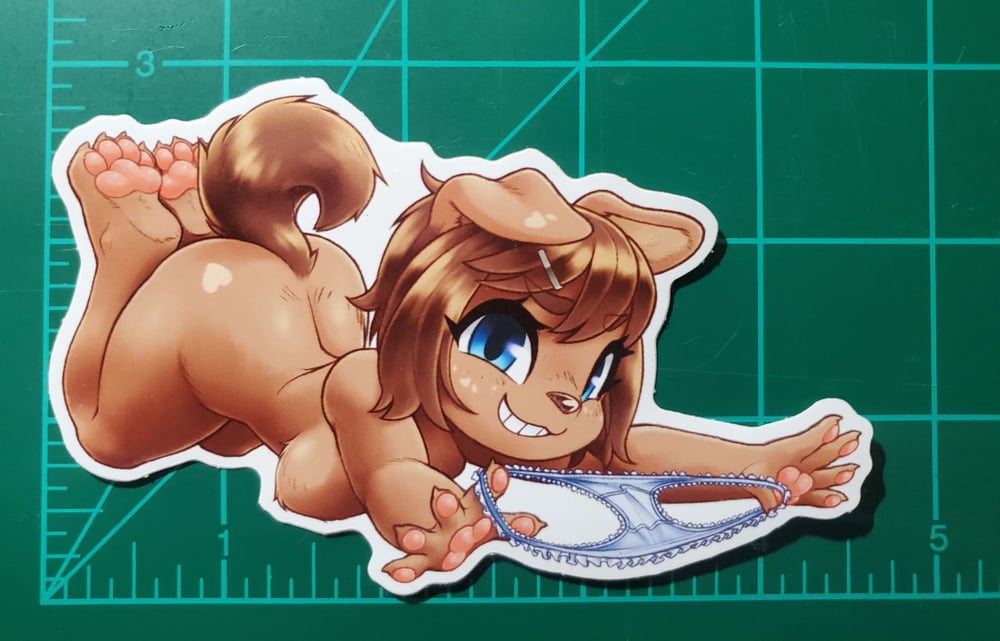 Teasing Doggy - Vinyl Sticker