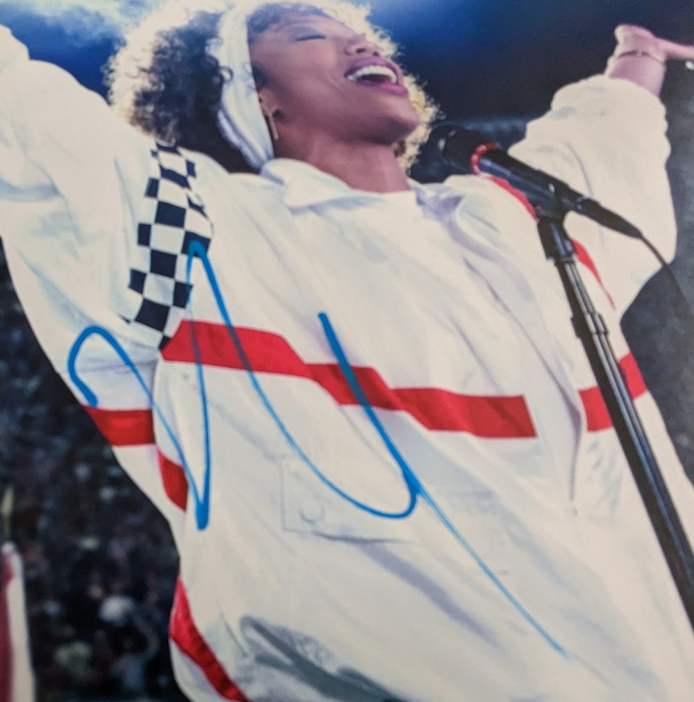 Naomi Ackie Signed Whitney Houston 10x8 Photo