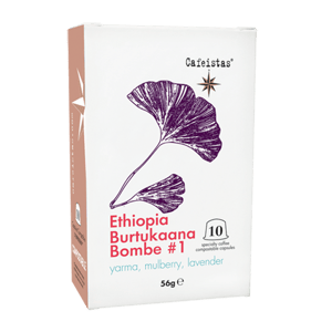Image of burtukaana bombe #1 - ethiopia - 10 compostable nespresso®*compatible capsules