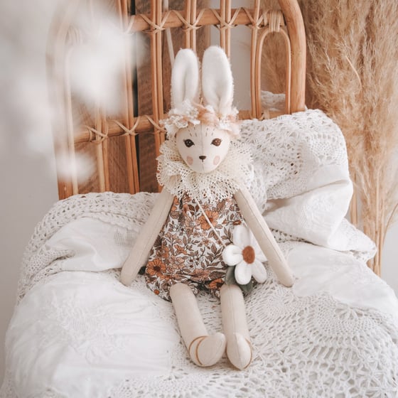 Image of Lapinette Zéline pâquerette en barboteuse