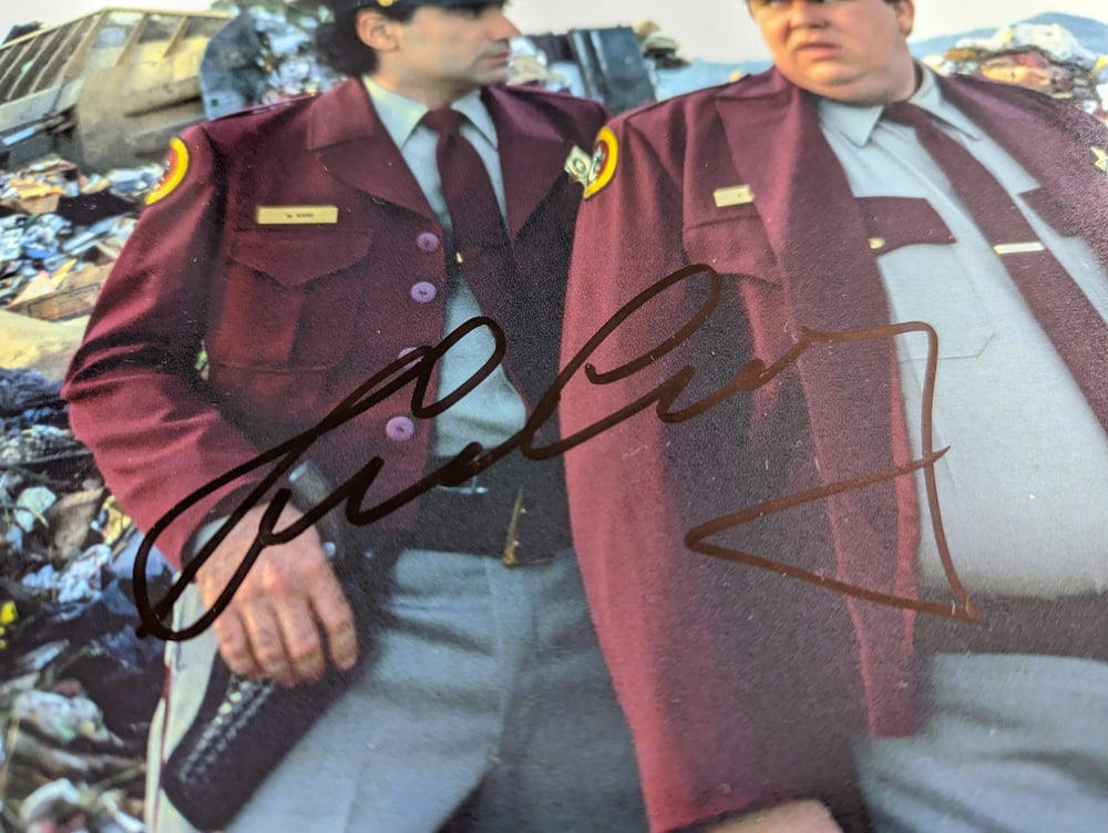 Eugene Levy Signed Armed and Dangerous 10x8 Photo