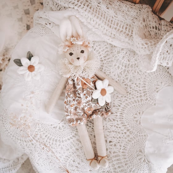 Image of Mini Zéline pâquerette en barboteuse 