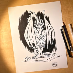 THE DRAGONS OF WESTMARCH: “Bat” Original Art by Otis Frampton