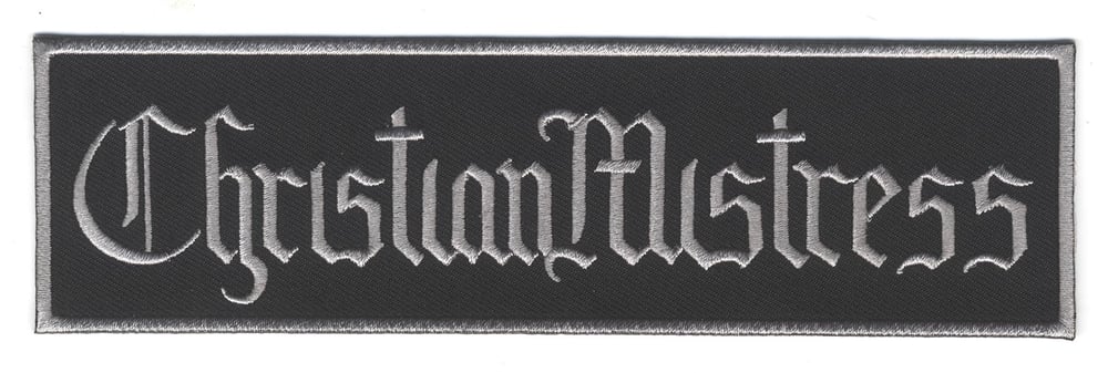 Image of NEW Christian Mistress logo patch