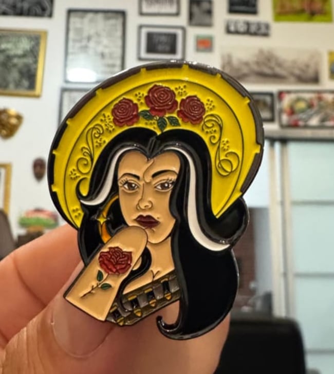 Charra Enamel Pin