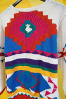 Image 2 of (L) 100% Knit Multicolor Sweater