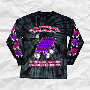 Mr Gusset Plate Man - Black Tie Dye
