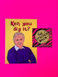 Image 1 of Ken Barlow ‘Ken You Dig It?’ Pearlescent Postcard