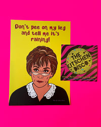 Judge Judy Pearlescent Postcard