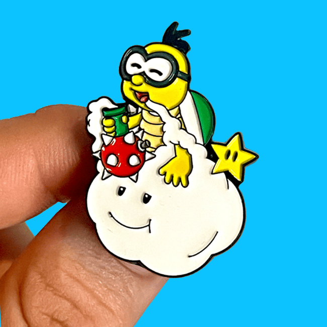 Above The Clouds Pin