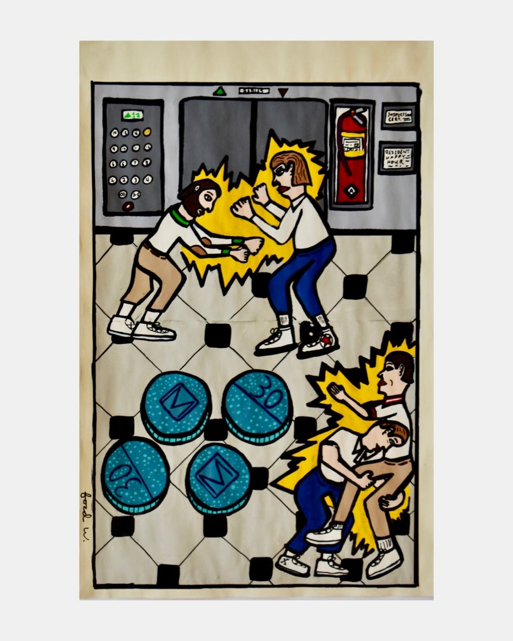 They Play Human Pinball in the Elevator on Saturday Nights