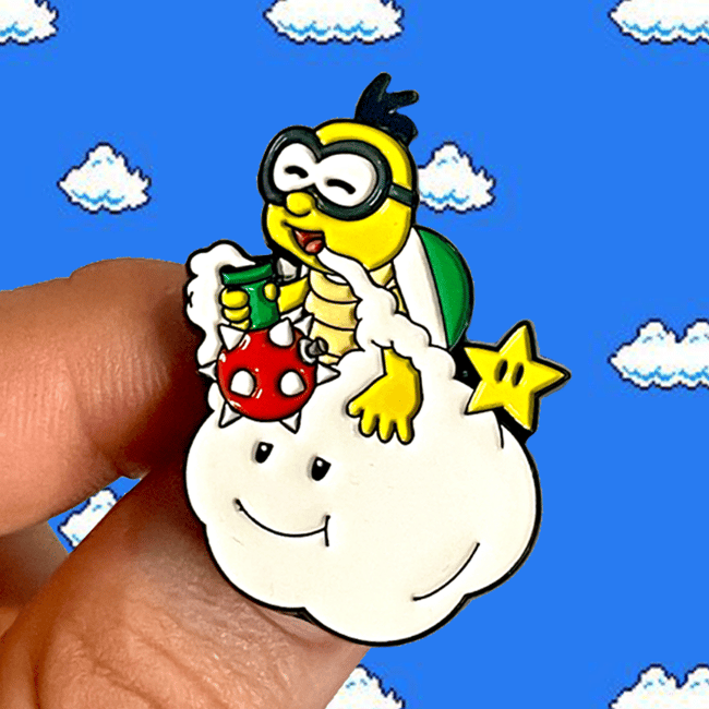 Above The Clouds Pin
