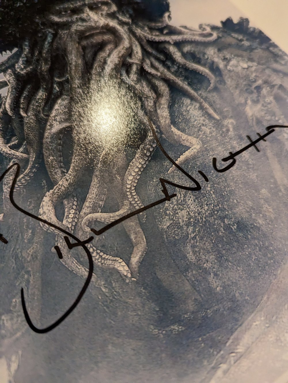 Bill Nighy Pirates of the Caribbean Signed 10x8 Photo