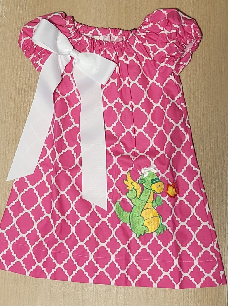 Image of PINK DRAGON DRESS