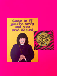 Image 1 of Vicar of Dibley Pearlescent Postcard