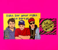 Image 1 of Beastie Boys Portrait Pearlescent Postcard