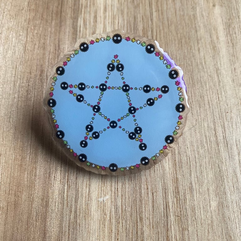 Sootie Cutie Acrylic Pin